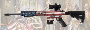 Cerakote US Flag Distressed